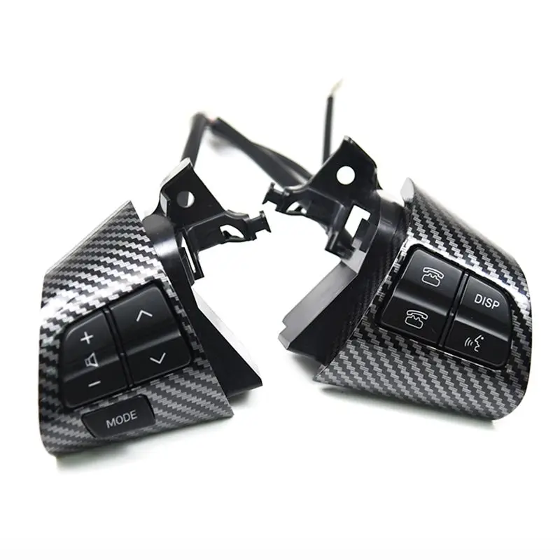 

Кнопка управления аудиосистемой на руле AEA7, переключатель круиз-контроля 84250-02230, запчасти для Toyota Corolla / Wish / Altis 2010-2013, карбон