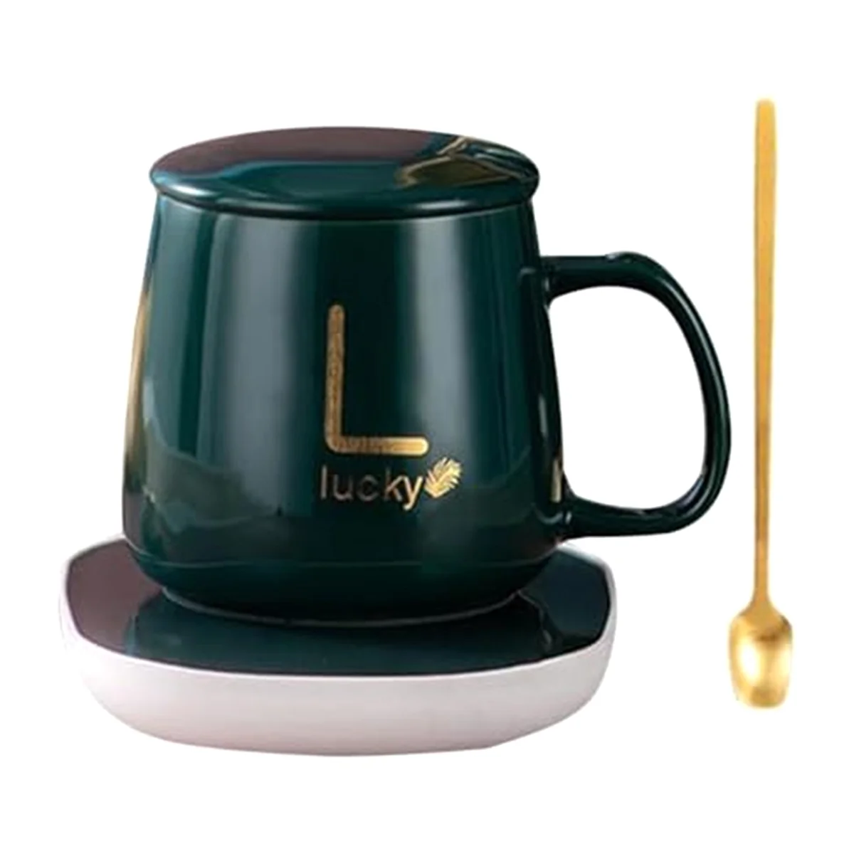 Heating-Cup of Electric Coffee Via USB, Gift Box Heating Plate and Coffee Cup, Cup of Hot Tea, Coffee, Milk