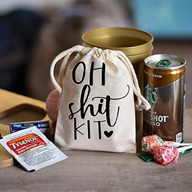 Oh Shit Kit Recovery gift Bag Bachelorette hen Party bridal shower birthday Wedding bride to be Bridesmaid decoration Favor