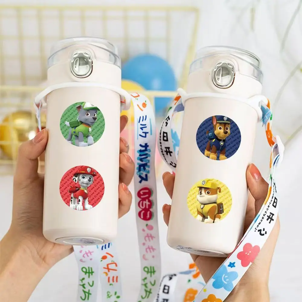 شريط لاصق كرتوني جديد 500 قطعة من Paw Patrol - ملصقات مكافآت لطيفة للأطفال، مستلزمات المدرسة والمعلمين، هدية قرطاسية للأطفال #5