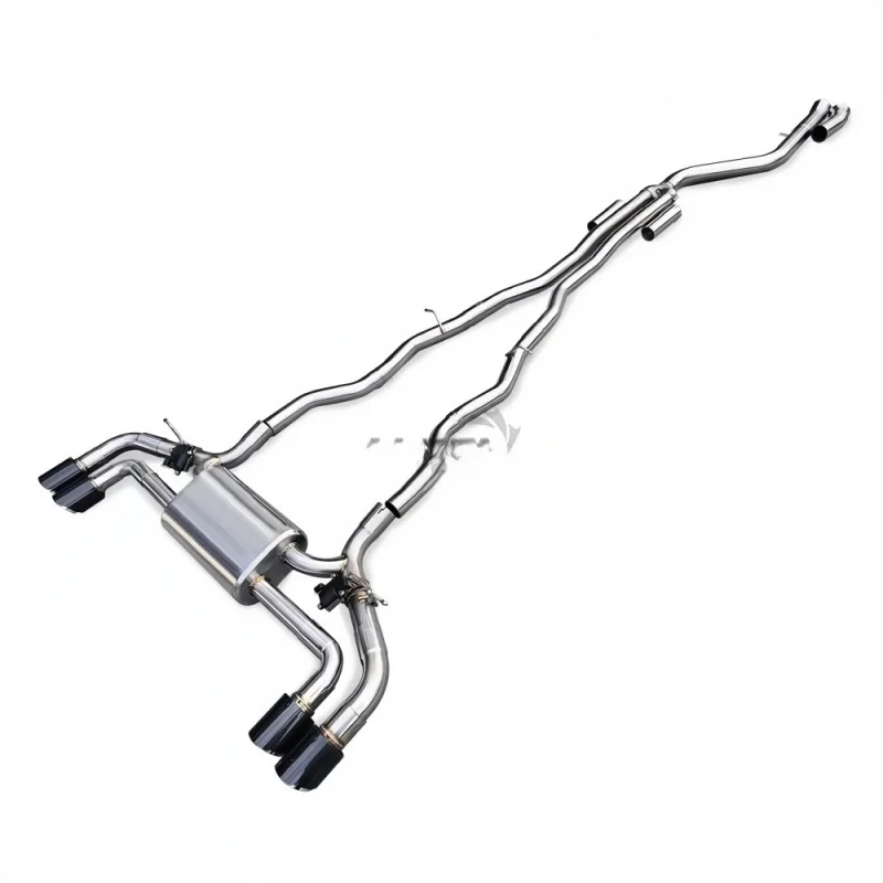 Stainless Steel Car Back Exhaust Muffler With Controller Fit G30 G38 540 540i B58 2018-2024
