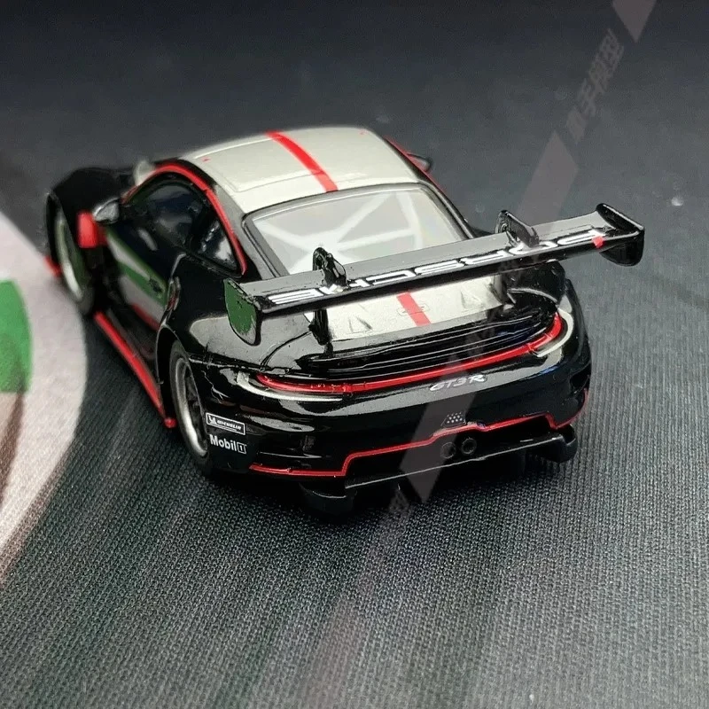 Sparky 1/64 911 GT3 R 24-uurs Spa-Francorchamps Legering Motorvoertuig Diecast Modellen Auto Speelgoed Collectie Jongen Kerstcadeaus