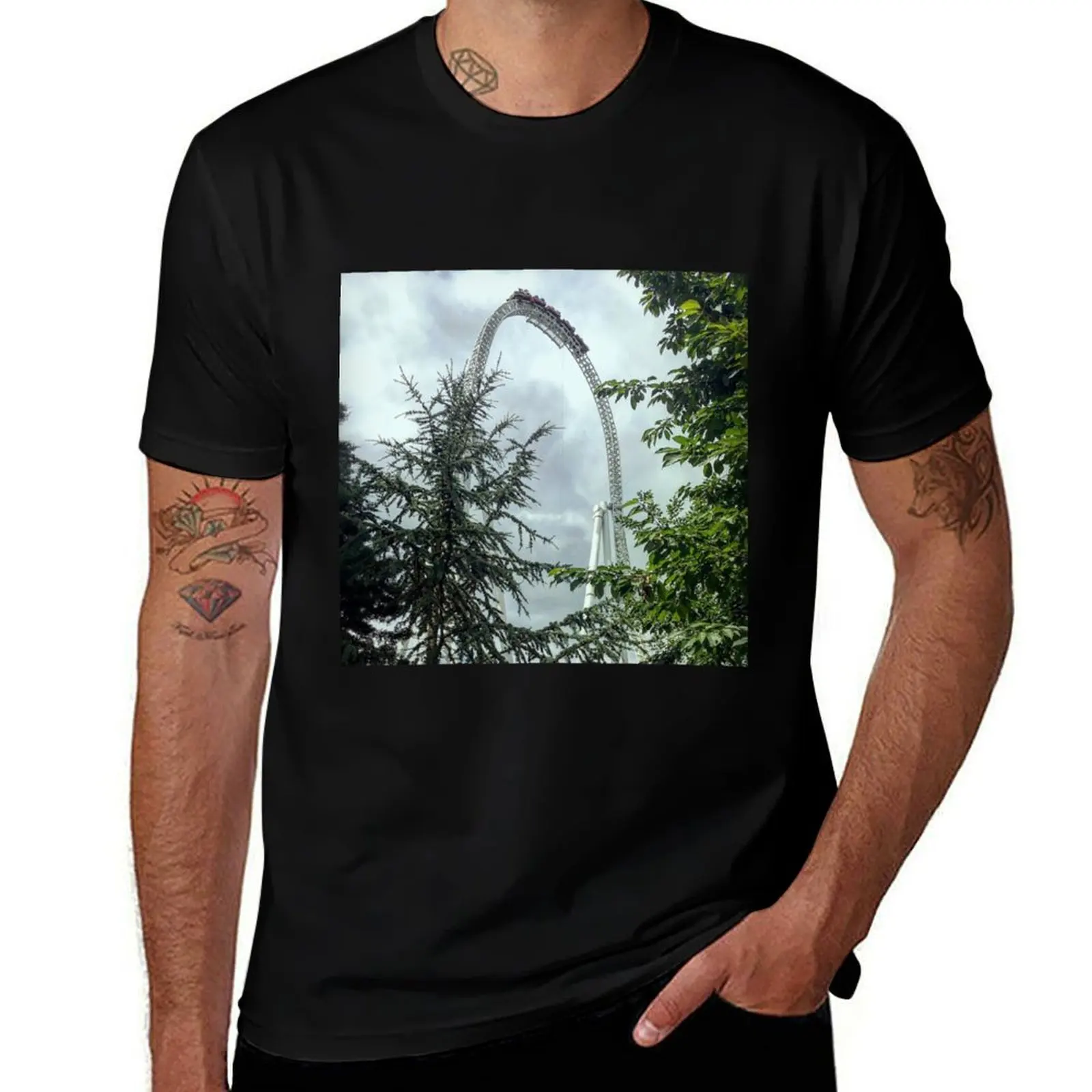 Thorpe Park: Stealth T-Shirt man t shirts graphic T-Shirt