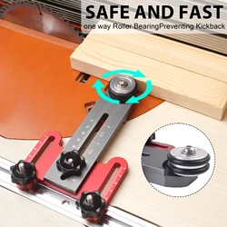 Woodworking Aluminum Alloy Multi-purpose Feather Loc Boards Saw Table Pressing Feeder Guider Carpentry Safety Pushing Tools