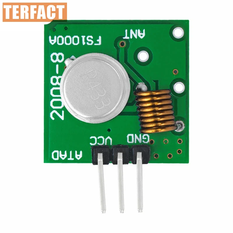 1-10PCS 433Mhz RF Transmitter and Receiver Module Link Kit for ARM/MCU WL DIY 433Mhz Wireless Remote Control for Arduino DIY K0