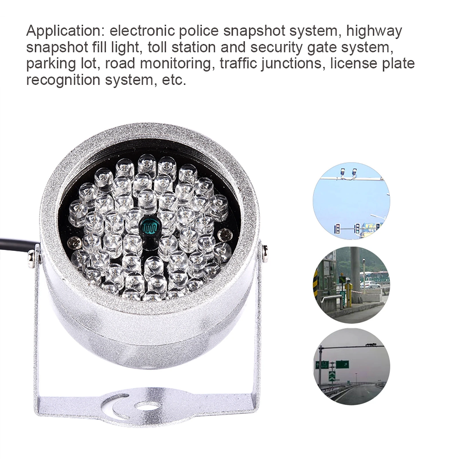 48 LED IR Illuminator Lights Infrared Night Vision Light Waterproof Infrared Night Vision Light for Security CCTV Camera