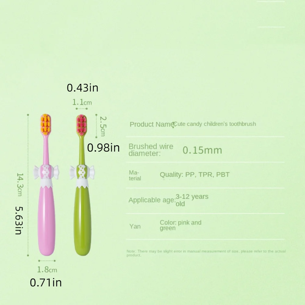 Escova de dentes de cerdas macias, Prevenção da decadência dentária Limpeza dos dentes Toothrush do miúdo dos desenhos animados, Respiração fresca se encaixa nas gomas