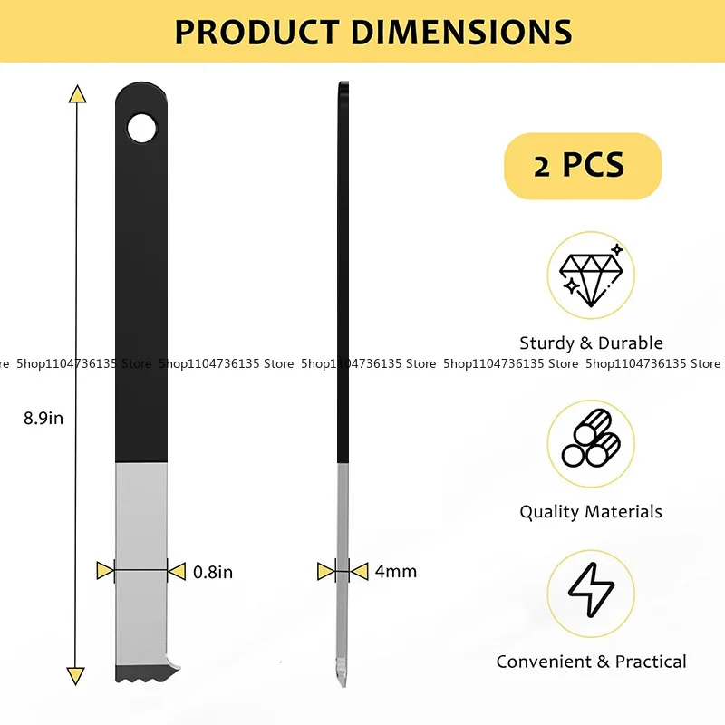 Paving Drawing Tool, Paving Brick Extractor with Micro-toothed Joint Scraper for Garden Paving Brick Replacement