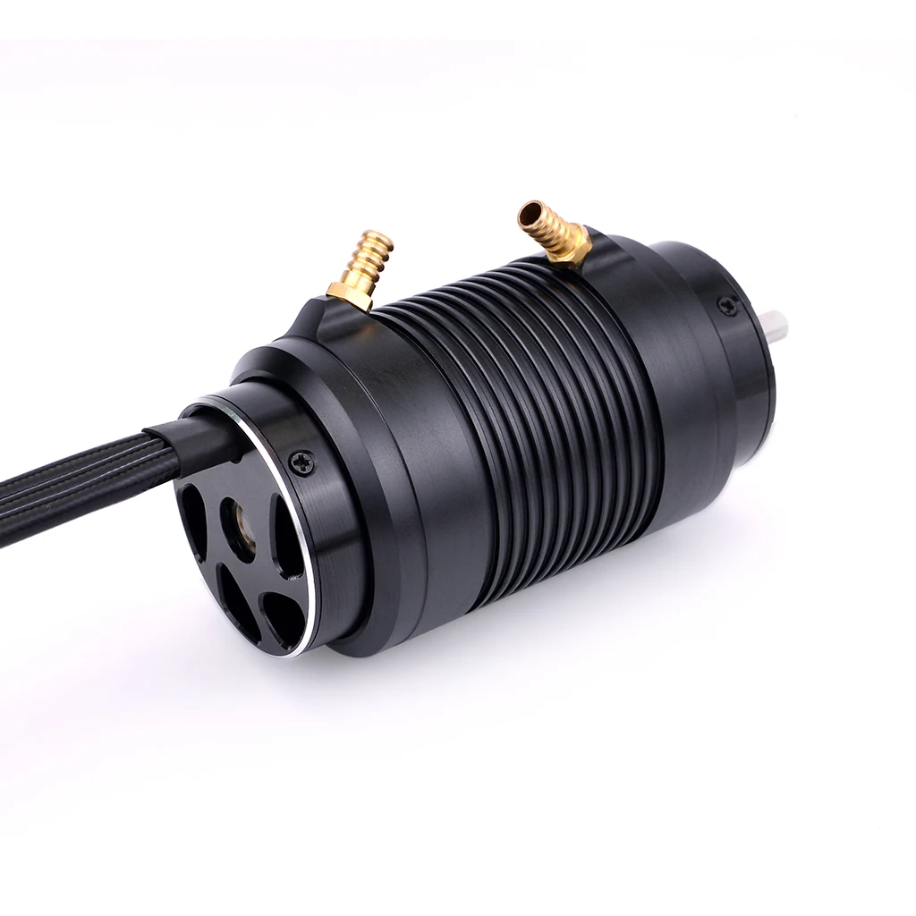 ROCKET-RC 3660 3670 3680 Motor sin escobillas con chaqueta de refrigeración por agua para barco RC M41 Catamarán Spartan 800mm-1000mm