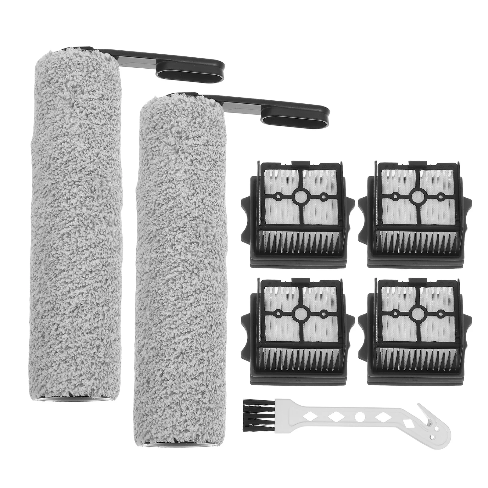 

1Set Floor Scrubber Accessories Brush Roll Filter Replacement Bundle Durable Design Odor Removal Specially Formulated Cleaner