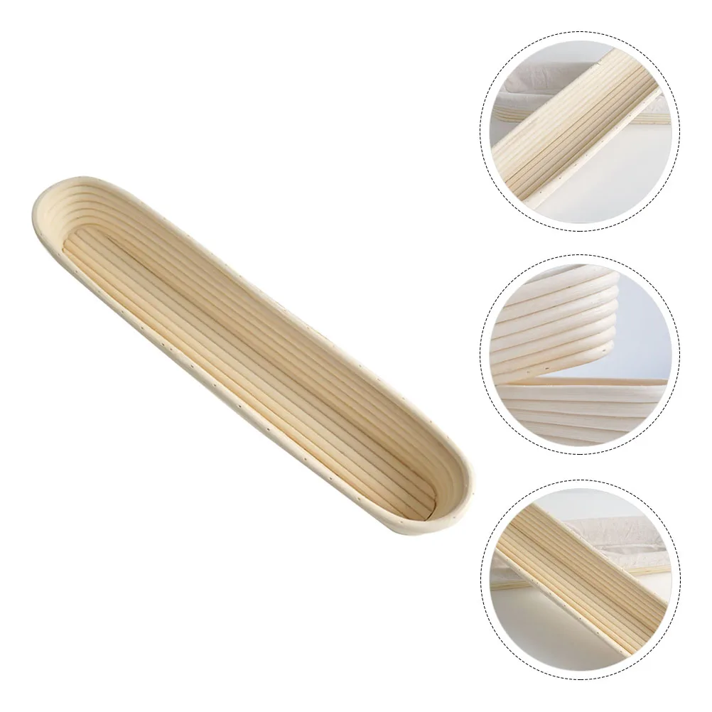 

Bread Fermentation Basket Natural Rattan H made Round Professional Proofing Bowl Baking Tool Eco Friendly Food Safe Traditional