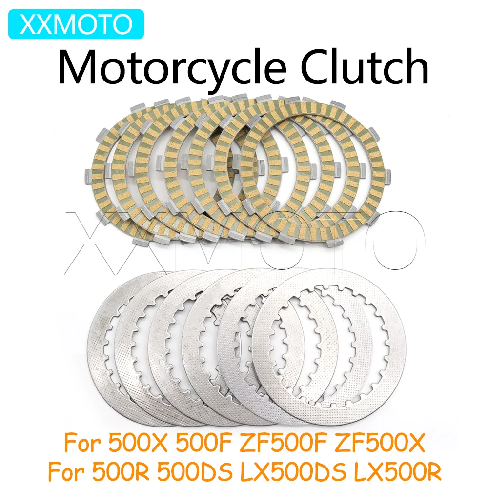 For KOVE 500X 500F ZF500F ZF500X Loncin VOGE 500R 500DS LX500DS LX500R Motorcycle Clutch Plates Friction Disc Kits Accessories