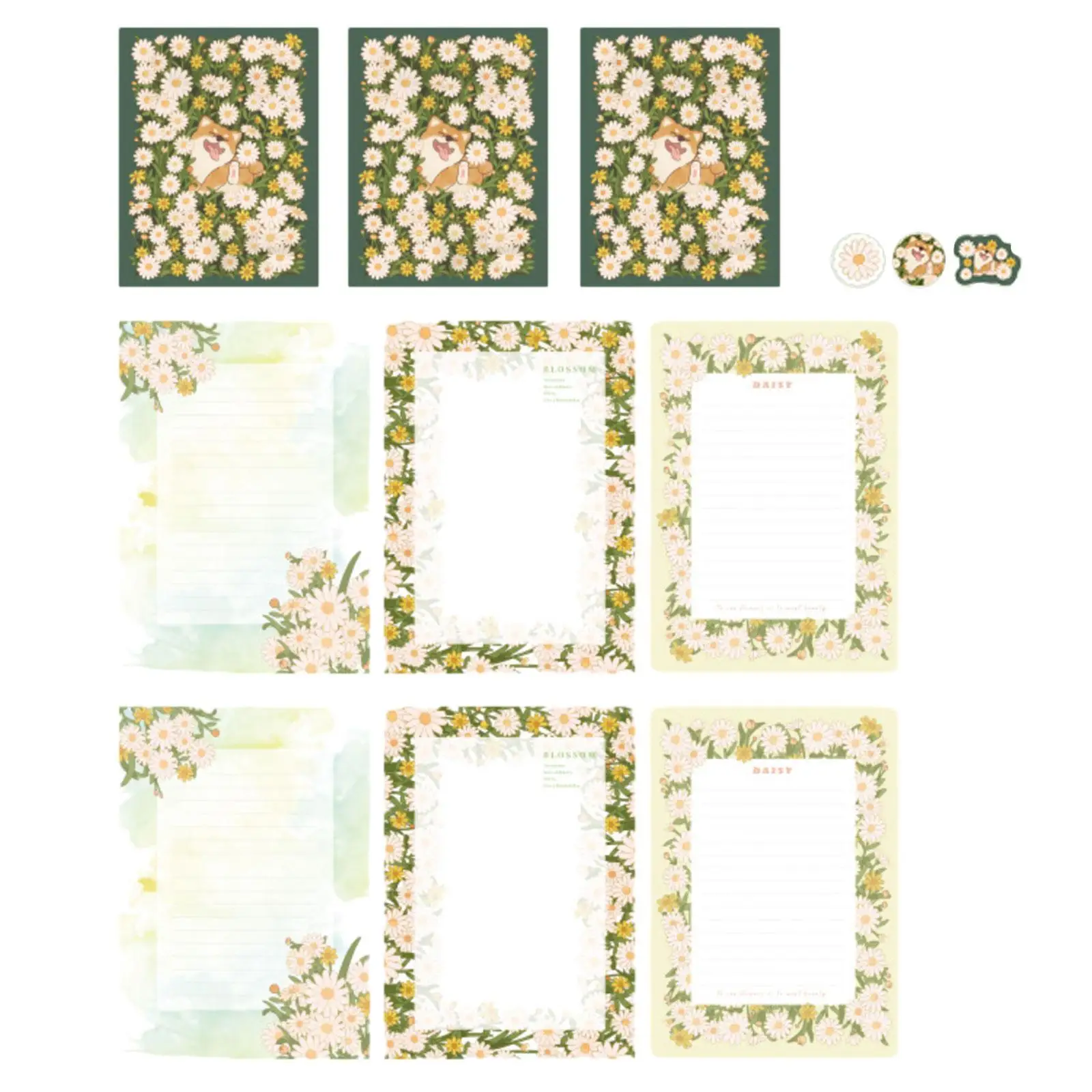 Writing Papers with Envelopes Floral Series Stationery Paper and Envelope Stationery Paper Set for Party Invitations Love Letter