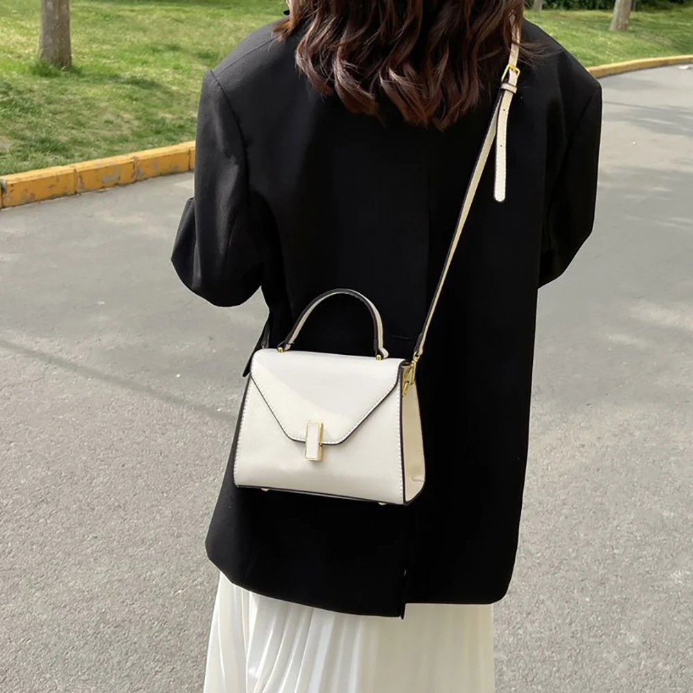 Fashion Women Flap Handbags Crossbody 2023 Trendy Simple Solid Color Single-Shoulder Bags Phone Wallet Square Shoulder Bag