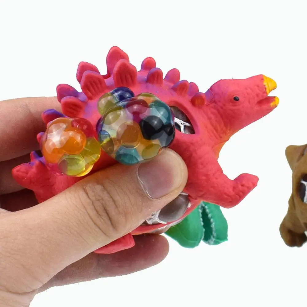 1pc New Dinosaur Squeeze Toys For Children Vented Grape Ball Pinch Decompression Antistress Squishy Toy Relief Stress