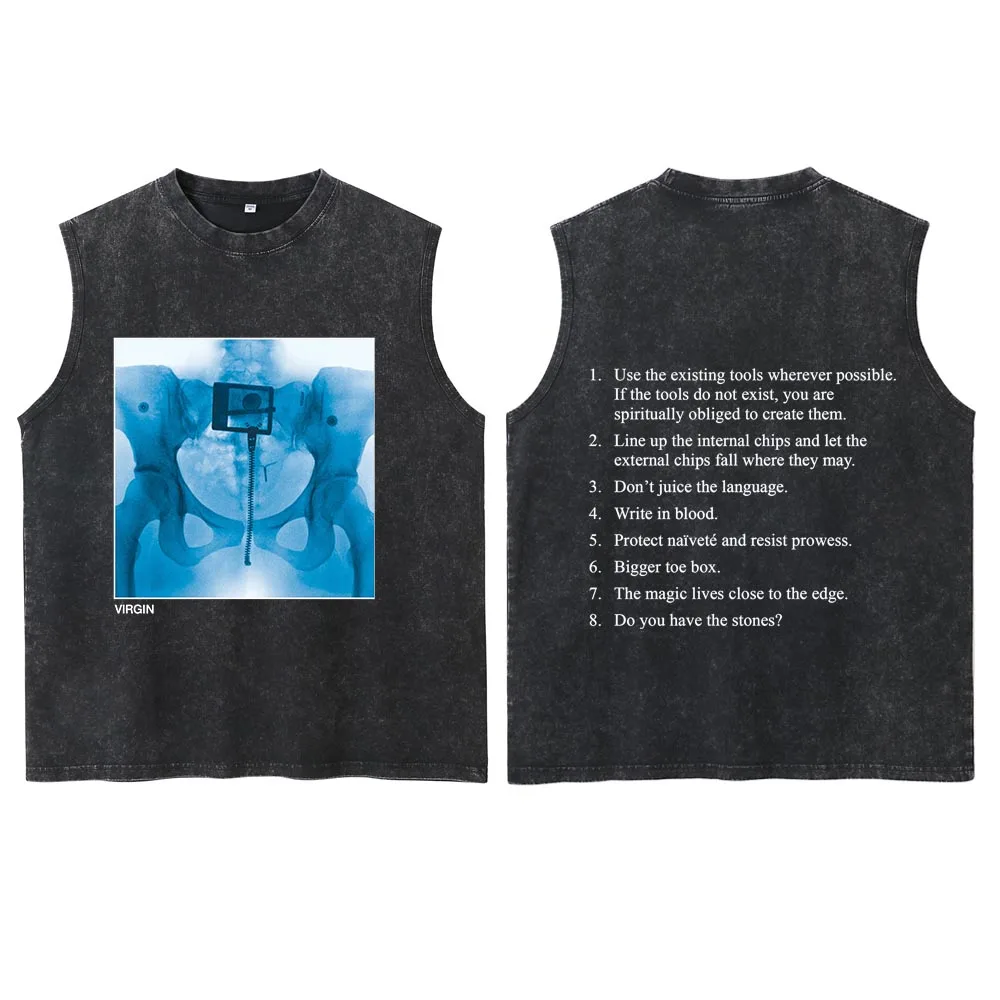 Lorde-Virgin Washed Vest T-Shirt Man Woman Streetwear Tops Gift