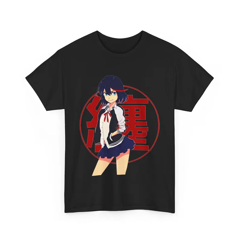 Kill La Kill Y2K Aesthetic T shirt Trendy Oversized Unisex Vintage Loose Short Sleeves Classic Streetwear high quality soft tee