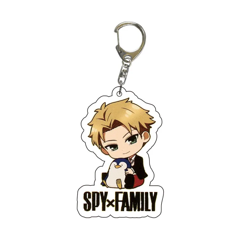Spy x Family Acrylic Keychain Anime Merchandise Loid Forger Anya Yor Forger Cosplay Accessories Gift for Fans Collection Cute view 3