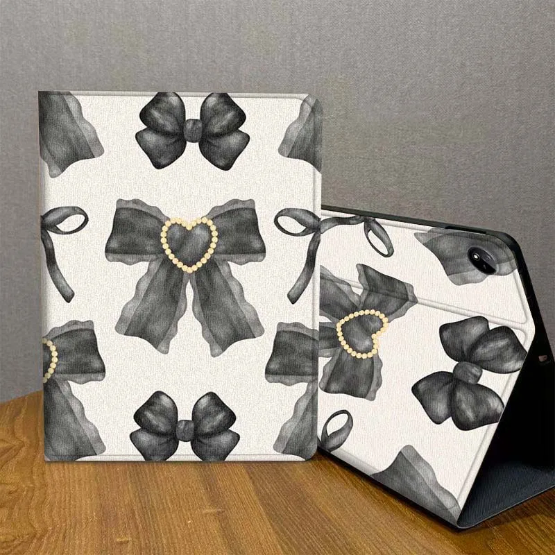

Black Bow Fashion Pattern For Vivo IQOO Pad2 Pad3 Pad5 Air SE Pro 12.1 12.3 13 11.5 11 inch Tablet Case