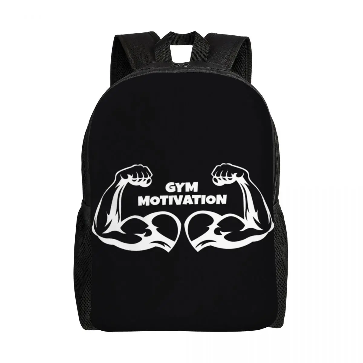 Customized Gym Motivation Fitness BackpackSchool College Students Bookbag Fits 15 Inch Laptop Workout Bodybuilding Bags