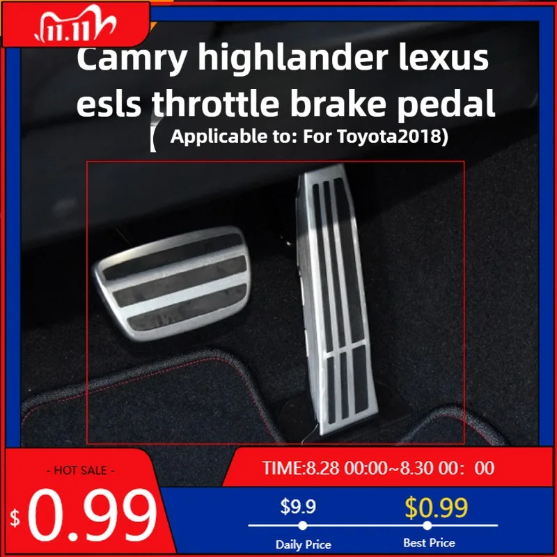 

Горячие украшения для Toyota Camry Lexus Asia Dragon ES LS 2018 + педаль тормоза дроссельной заслонки, модификация, аксессуары, наклейки для интерьера