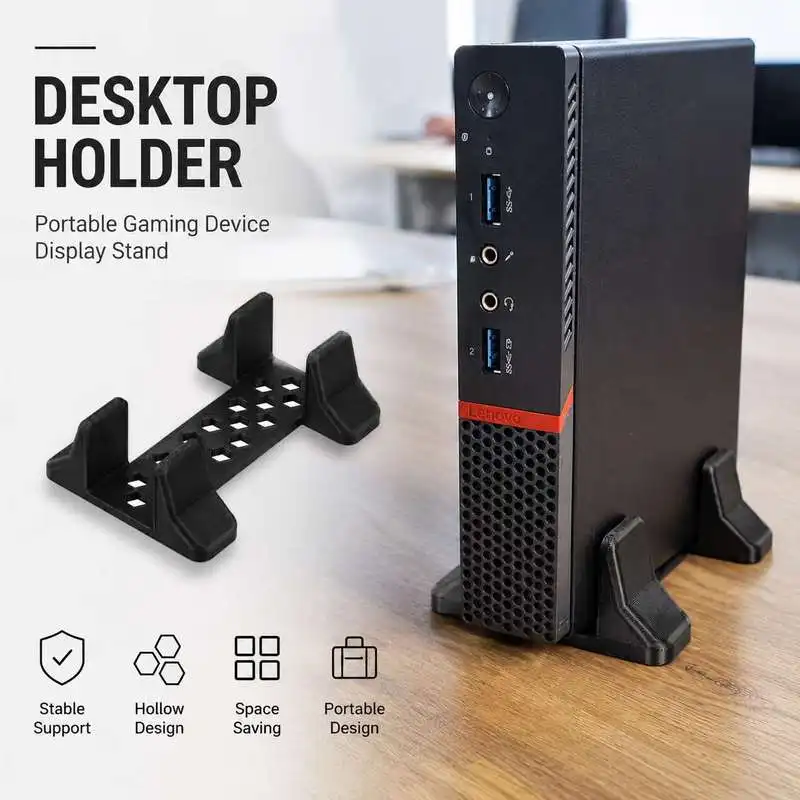Game Console Desktop Holder Portable Gaming Device Display Stand Hollow Game Equipment Storage Shelf