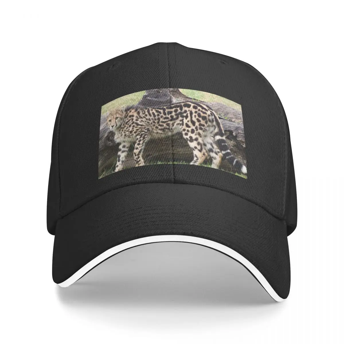 

Female - King Cheetah Baseball Cap Mountaineering Hat Luxury Brand funny hat Men Golf Wear Women's