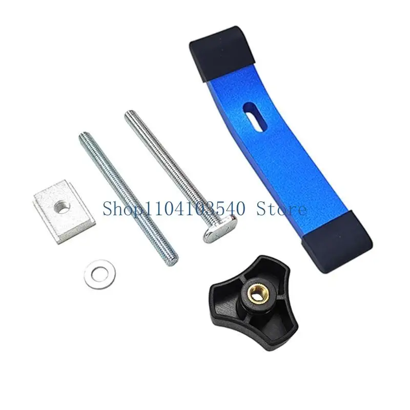 02DC Professional for T Tracks Hold Down Clamp Woodworking Great for CNC Router Clamp with Routers Drill Presses Table Saws J