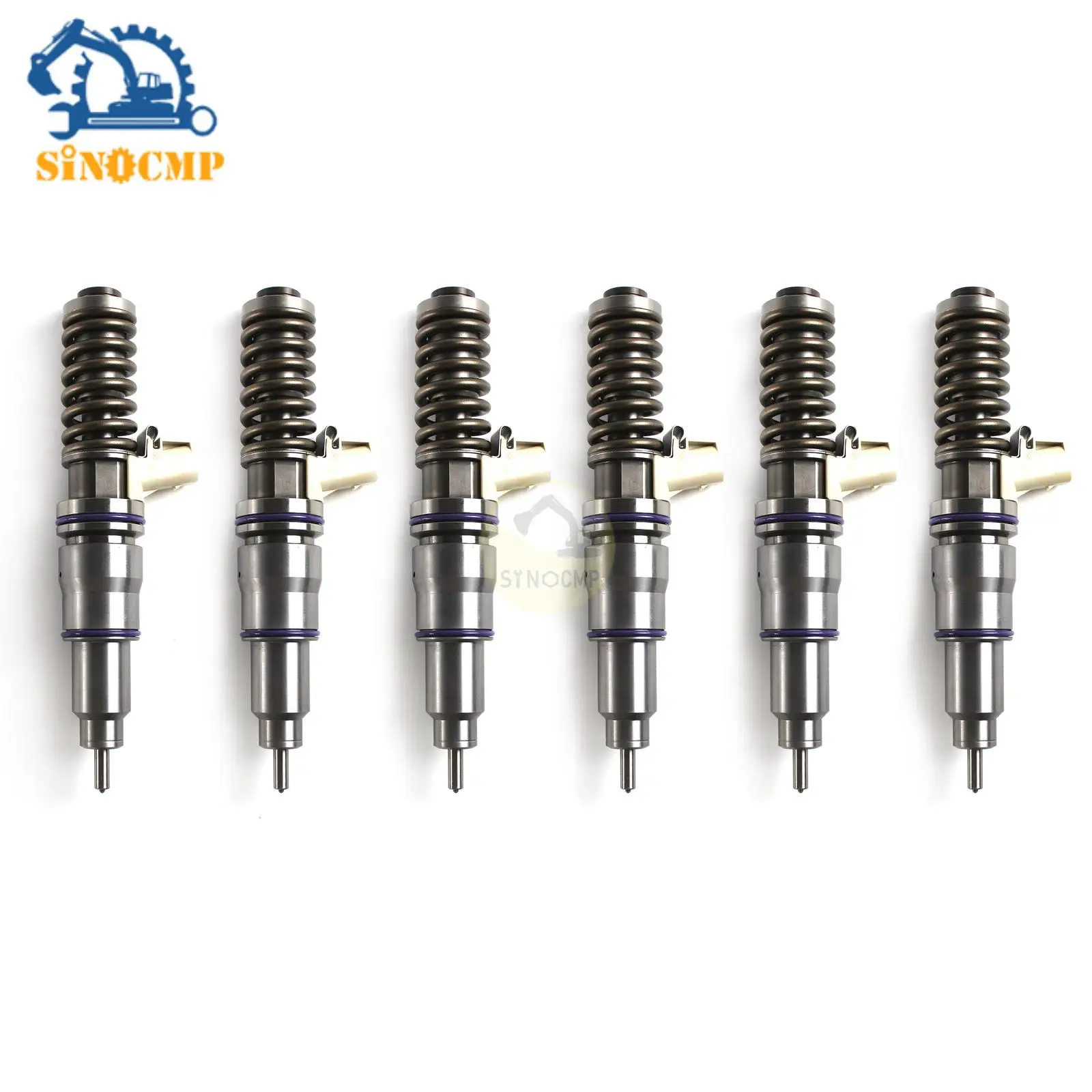 

6PCS Remanufactured Fuel Injection Nozzle Fuel Injectors 85144518 85020429 for Volvo 2016 VNL 670 Mack D13 MP8 US14