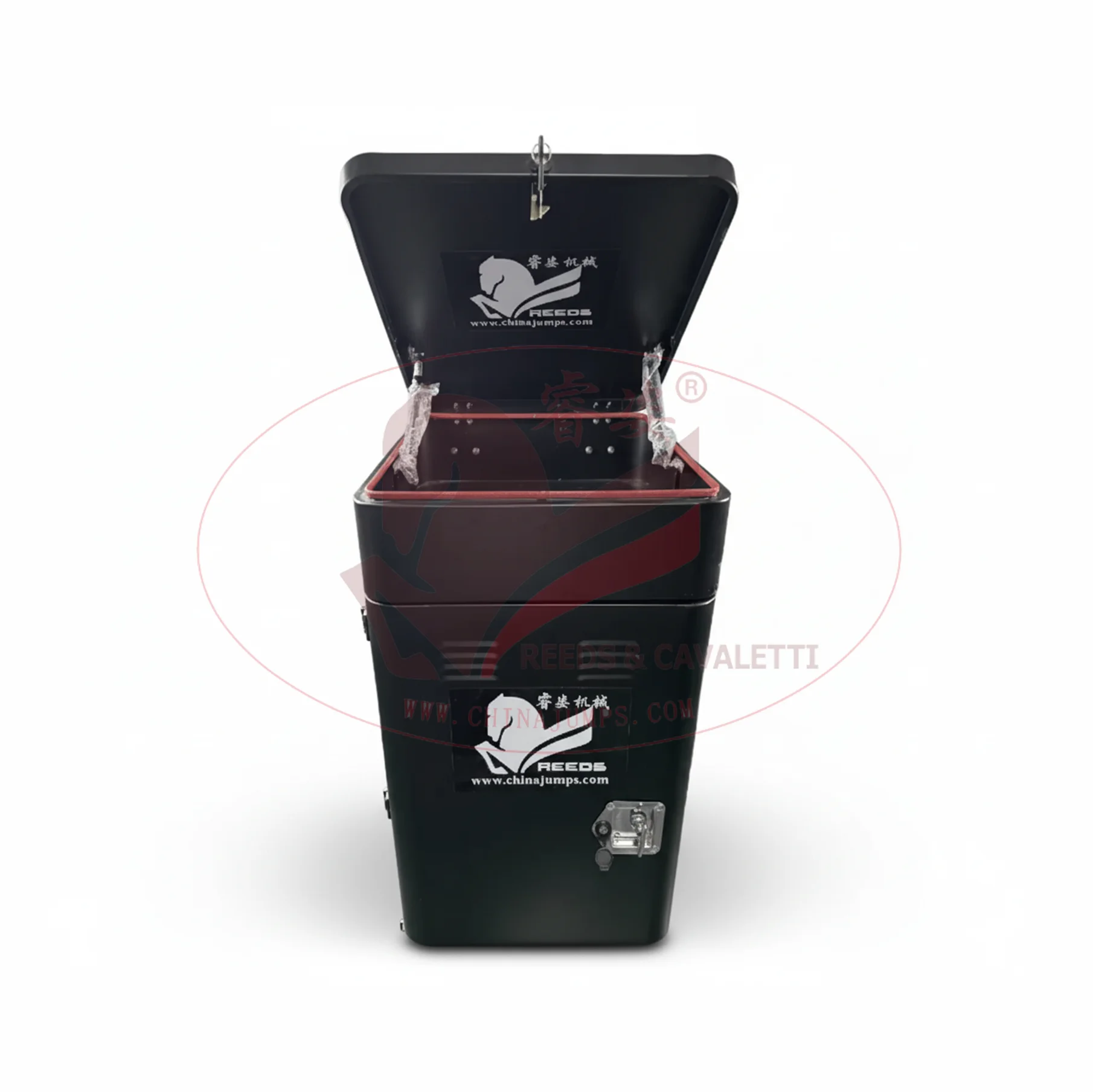 

Reeds Brandable Design Durable Storage Steel Horse Tack Box Durable Saddle Locker Customized Saddle Storage Box With 3 Sizes