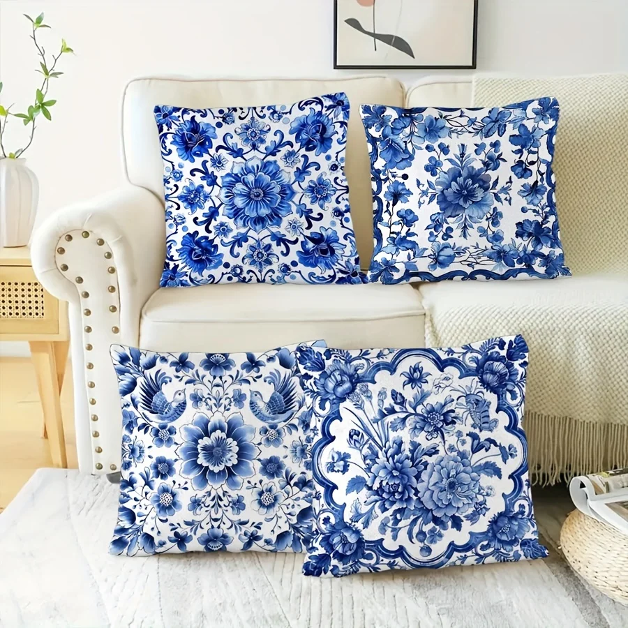 4Pcs Funda Almohada…