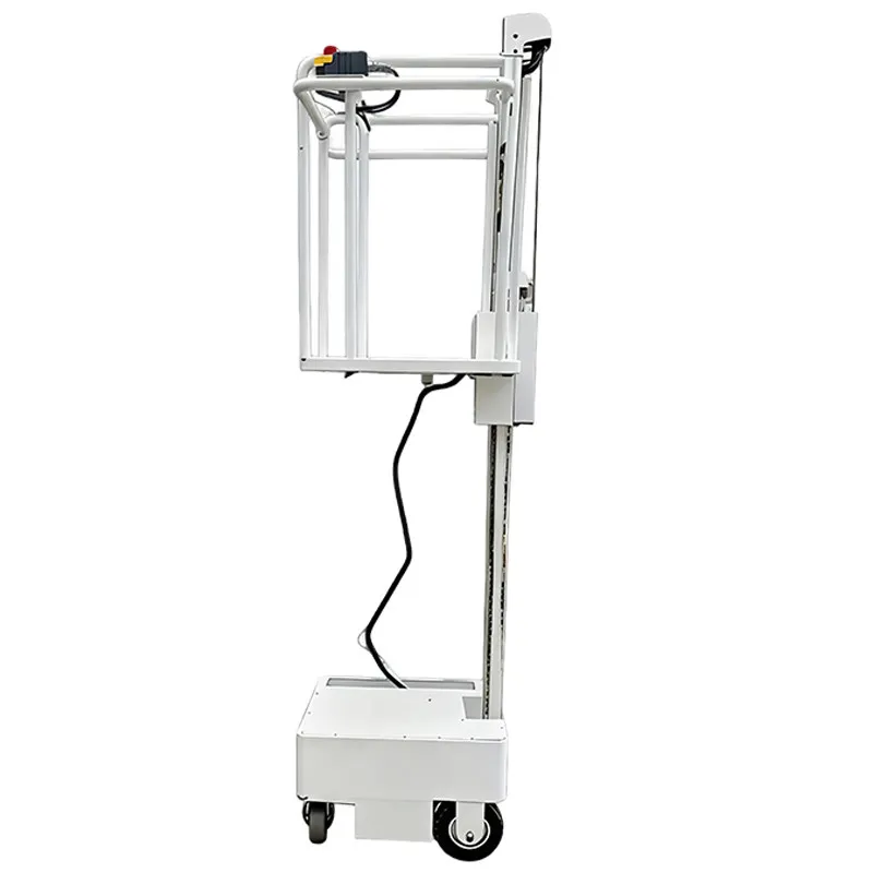 Lifting electric observation vehicle, operation vehicle, narrow aisle, flexible and stable, rotatable lifting chicken coop