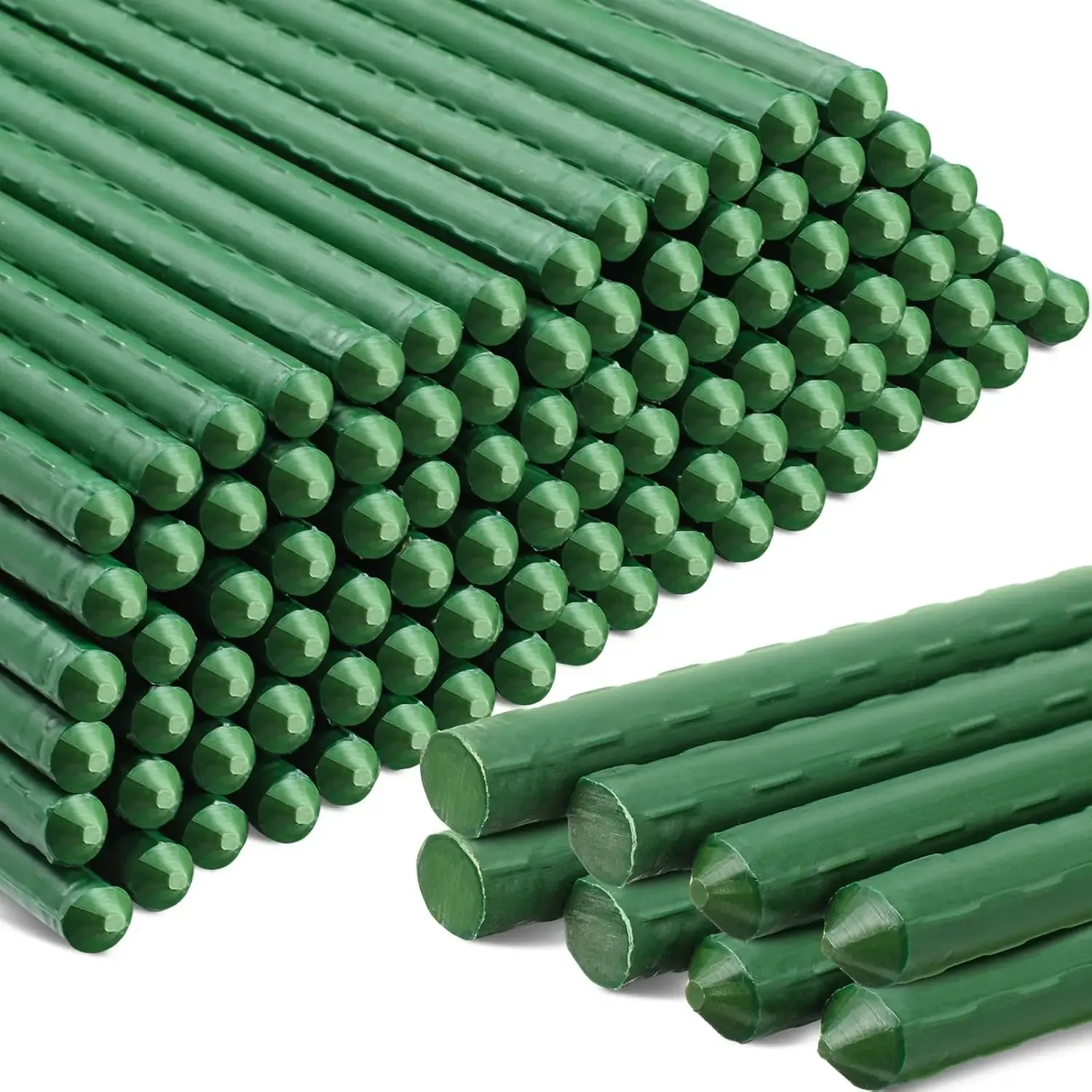 Garden Stakes Plant Stakes Tomato Stake Plant Support Garden Stick Bulk Fence Steel Stick Support for Growing Climbing Gardening