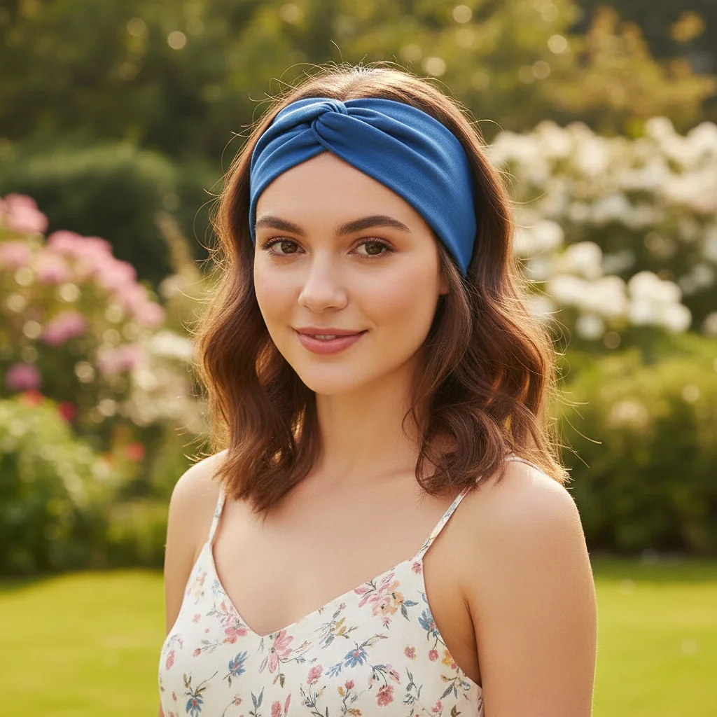 Boho Twisted Extra Large Yoga Hair Bands Turban Workout Headband Wide Headbands Head Wraps for Women