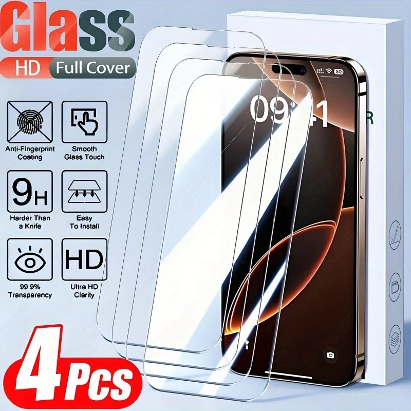 4Pack Hd Tempered G… - image
