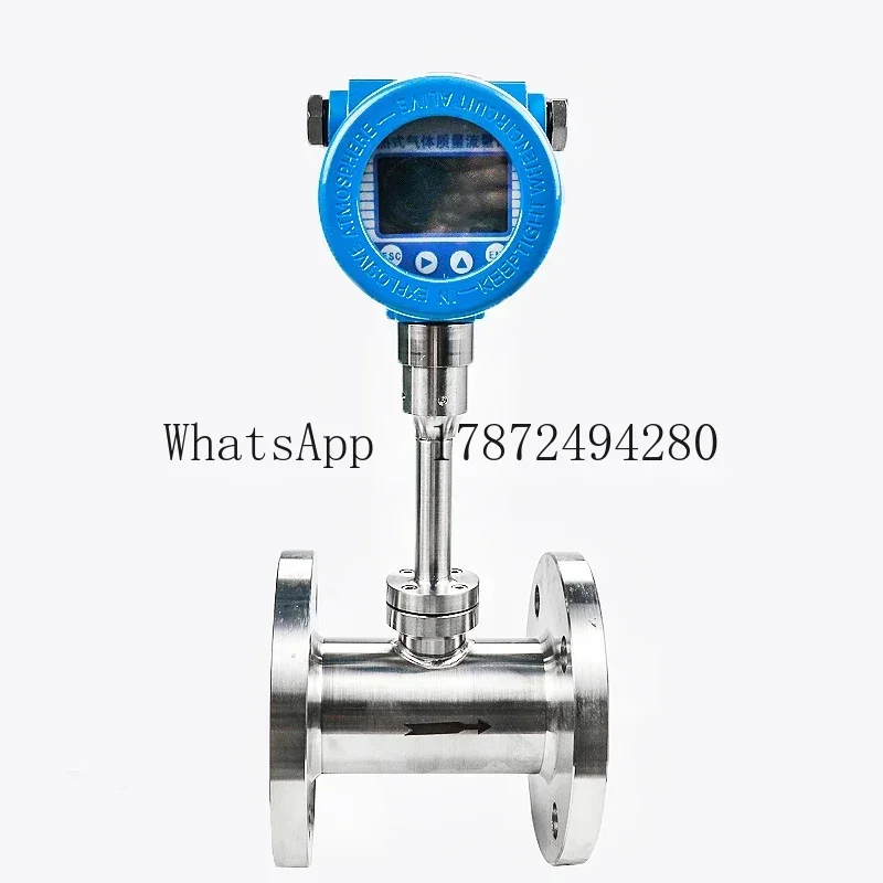 DN100 Flange Connection Thermal Mass Flow Meter 1.6MPa Natural Gas