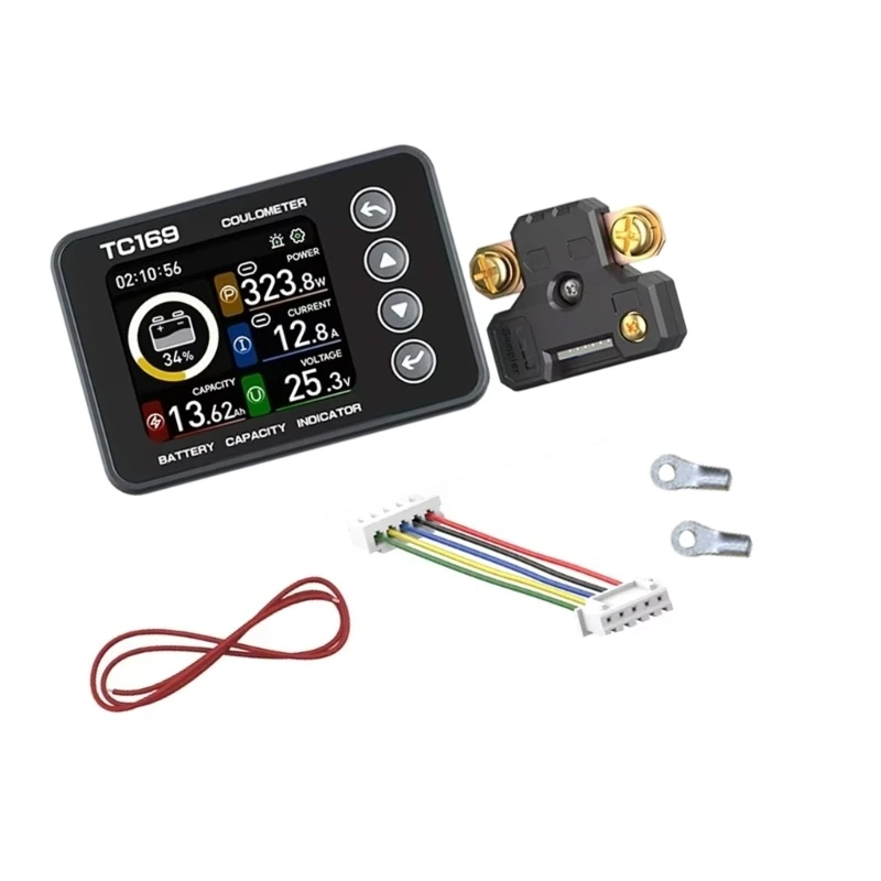 T3LB Intelligent Battery Coulomb Counter With Customizable Voltages Setting And 30A 50A Current Measurement Ranges