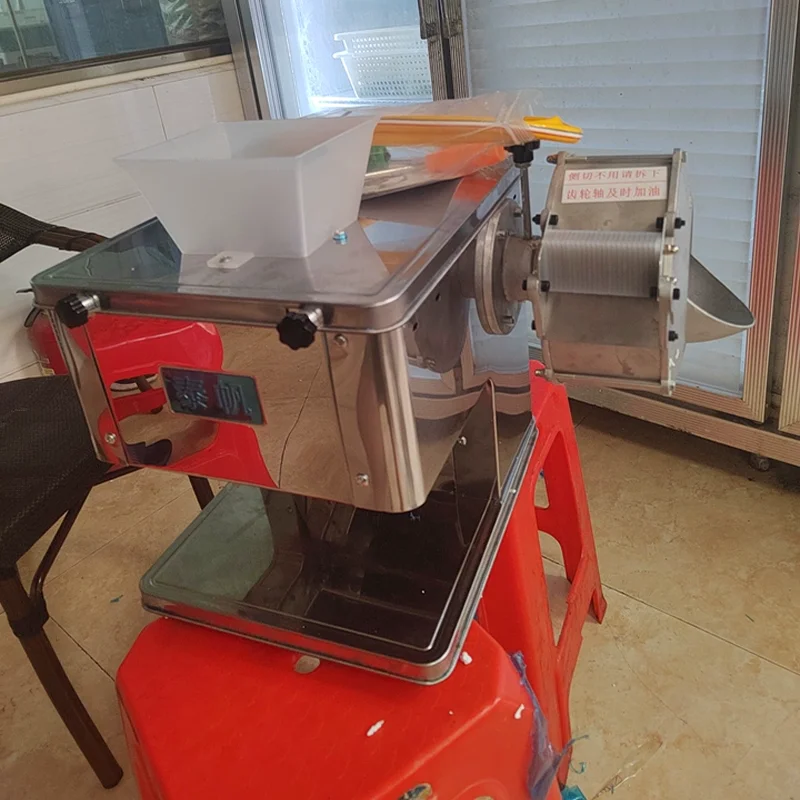

Multifunctional Commercial Meat Slicer Stainless Steel Chicken Breast Beef Cube Cutter