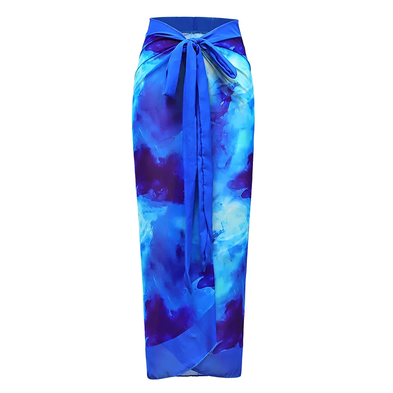 Seksowne bikini push-up 2025 stroje kąpielowe Biquini strój kąpielowy Vintage brazylijski strój kąpielowy sukienka drukuj zakrywająca spódnica plażowa