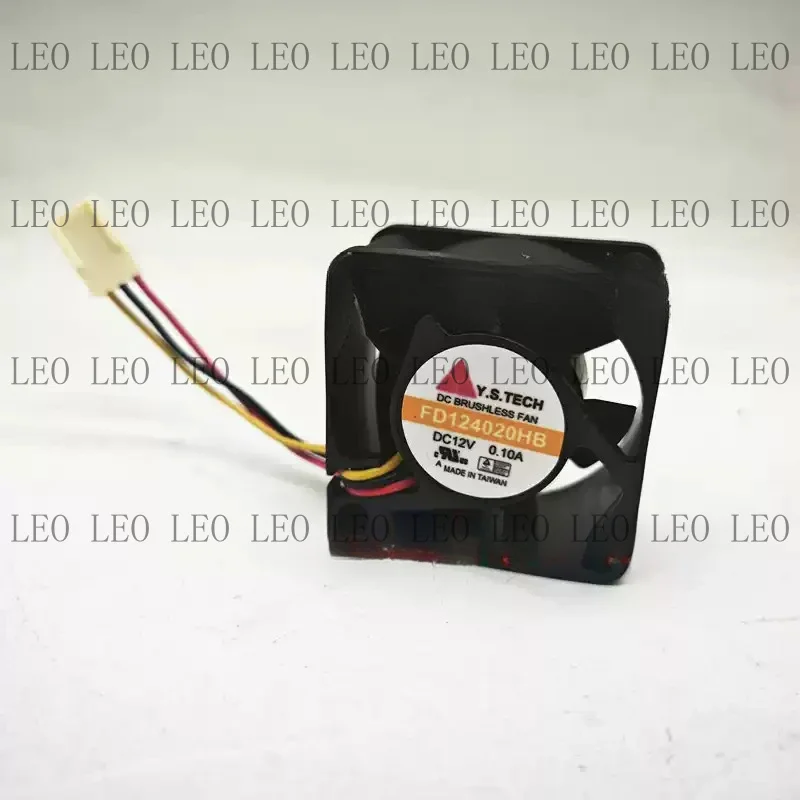 M For Y.S.TECH FD124020HB 4020 DC 12V 0.10A 4cm 3-pin Silent Cooling Fan