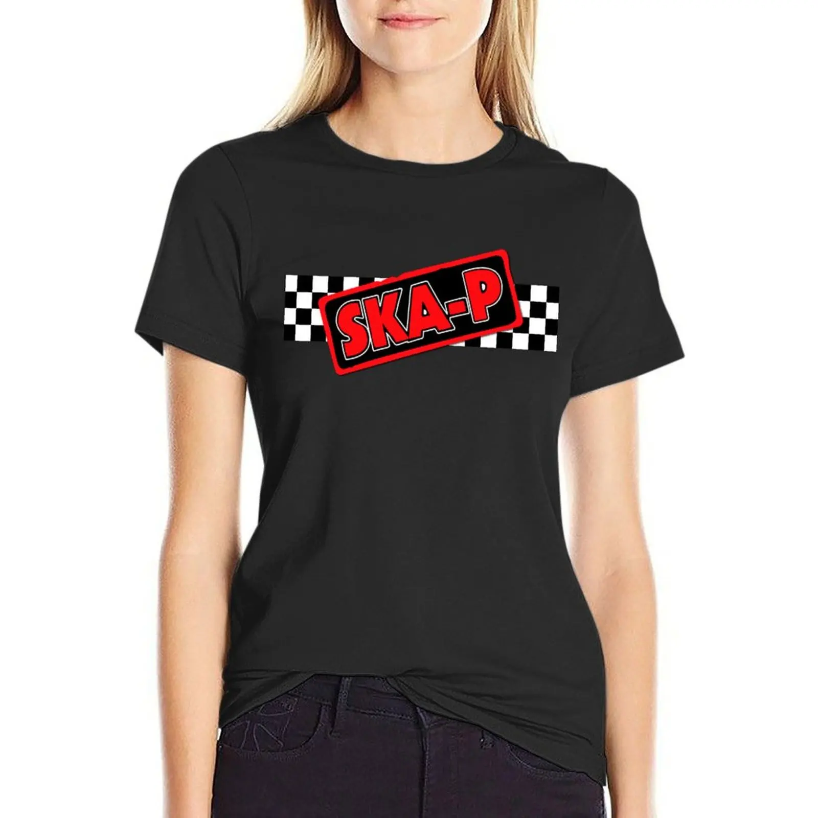 

Ska-P #2 Clean Logo T-Shirt oversized tops cute t-shirts for Women