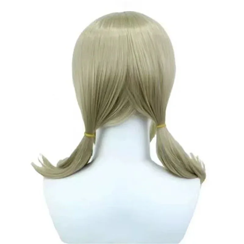 AIAI 2025Identity V إيما وودز تأثيري الاصطناعية قصيرة مستقيم أنيمي Coser لطيف فتاة شعر مستعار عالي الجودة حفلة الهالوين