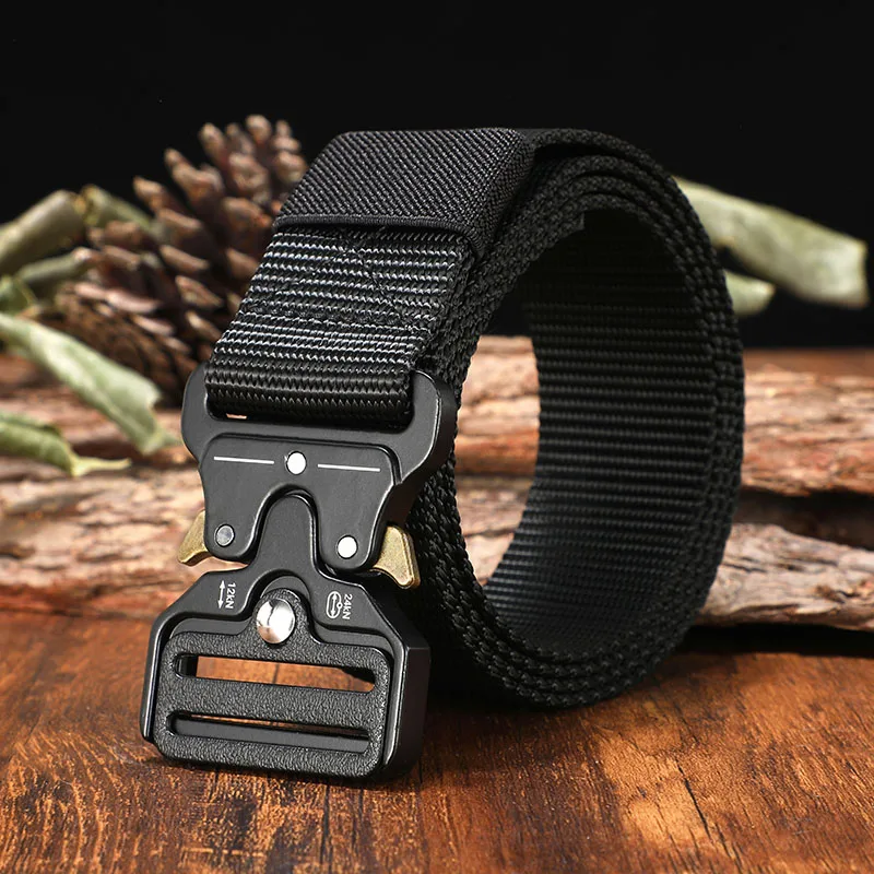 

135cm Long Belt Male Tactical Military Canvas Belt Outdoor Tactical Belt Men's Military Nylon Belts Army Ceinture Hom