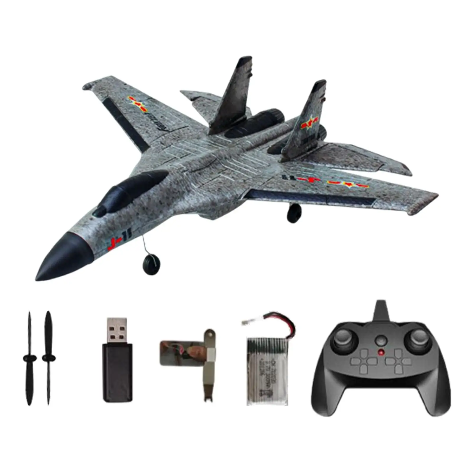 Foam 2.4G Remote Control Aircraft Outdoor Toy Fixed Wing Easy to Fly RC Plane Glider for Kids Boys Adults Birthday Gifts