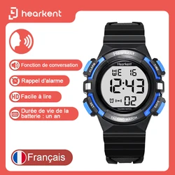 Hearkent Talking Watch Kids Alarm Chrono Clock Electronic Watches  Children Hourly Chime Digital Wristwatches for Boy and Girls