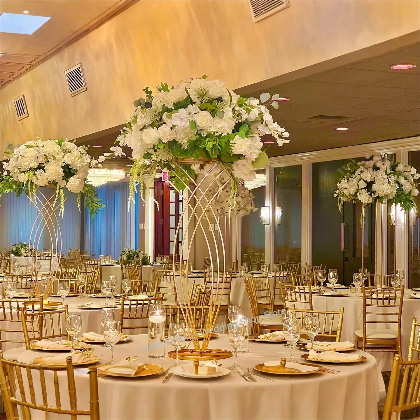 

10 шт. металлическая подставка для свадебных цветов, геометрическая напольная колонна для свадебной центральной части, декор для прохода, украшение для дома, банкета