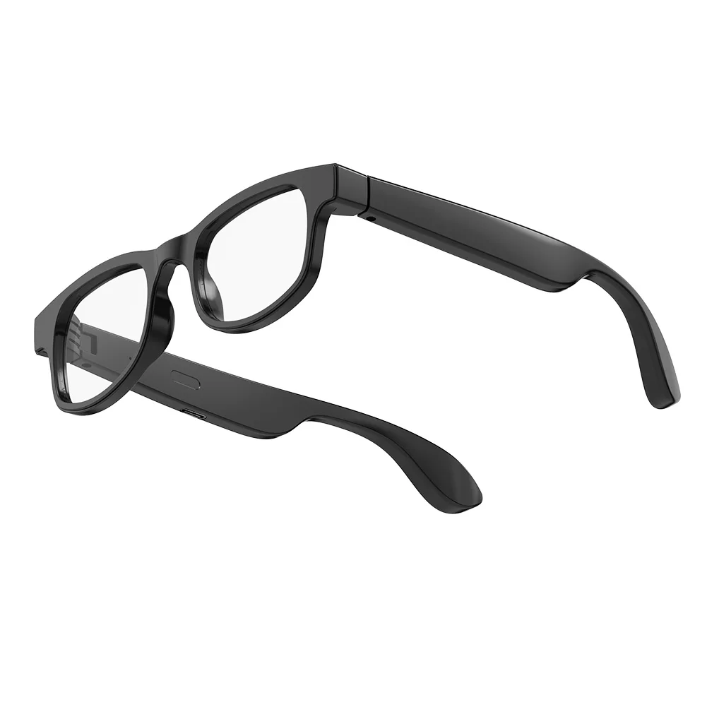 AI Translation Smart Glasses Built-in Mic & Speakers BT Glasses for Office Driving Cycling Outdoor Sports