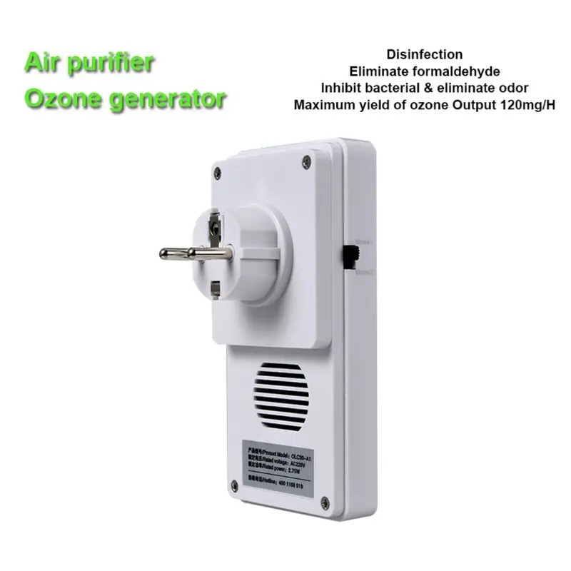 Desodorizador refrigerador, purificador ozono para armario, maleta, envío directo