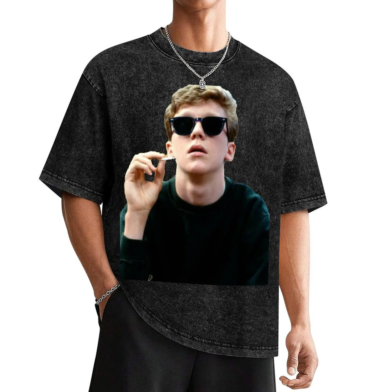 

Colored Brian Breakfast Club T-Shirt cute clothes graphic shirts quick-drying basketball graphic tees mens graphic t-shirts