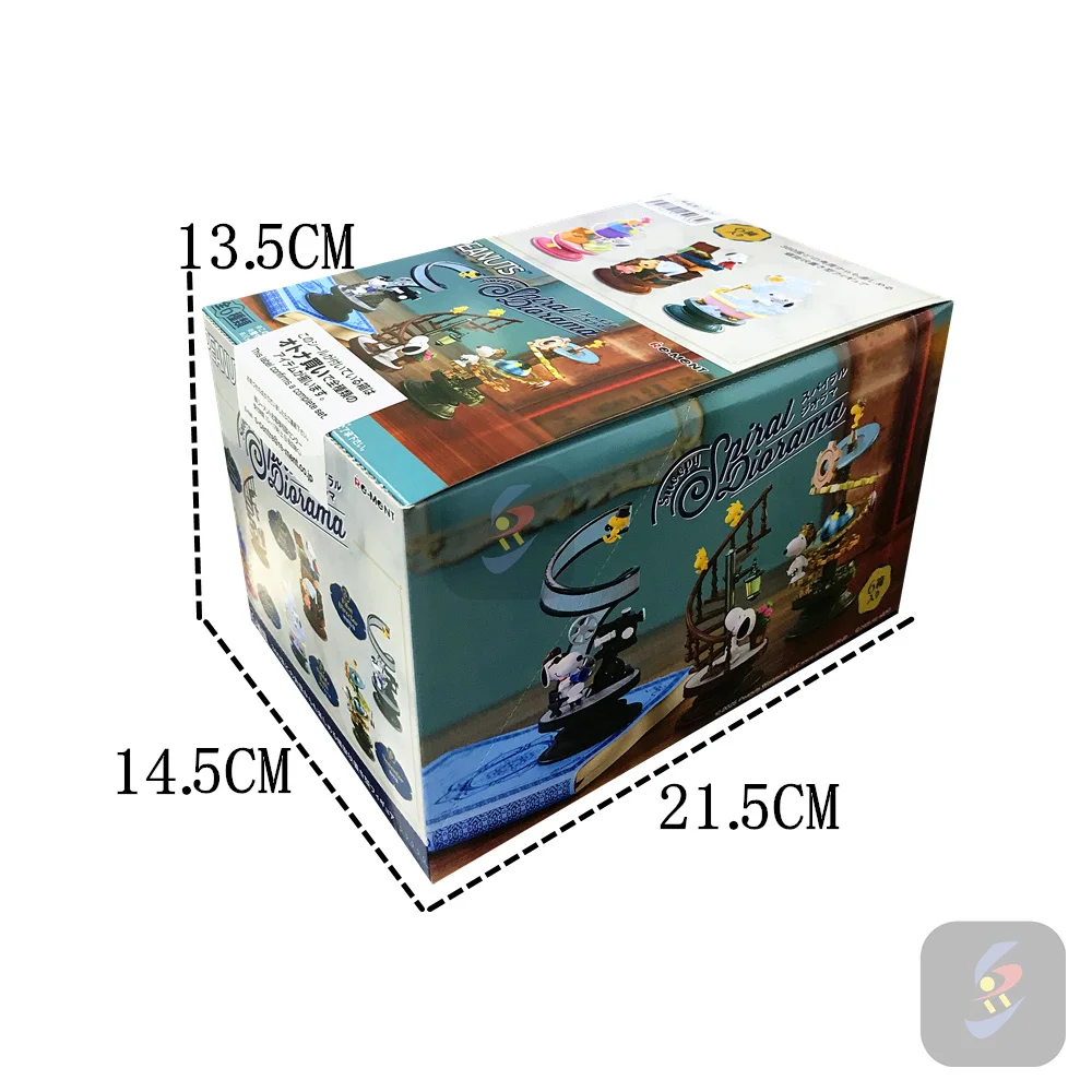 เรมิ้นท์ สโนปี้ 3D สไปรัล บลายด์บ็อกซ์ โมเดลจิ๋ว ของสะสม ตกแต่งโต๊ะทำงานสุดฮิต